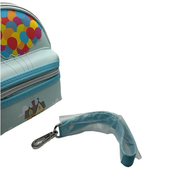 NWT Loungefly Disney Pixar Up Carl's House & Balloons Wristlet Fanny Pack Bag - Picture 10 of 12